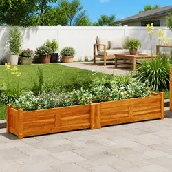 Practical Wooden Planter Box for Gardening Needs