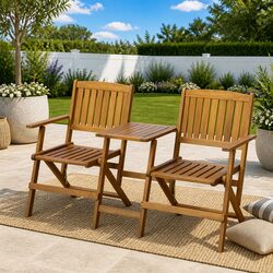 Comfortable and Reliable 140cm Outdoor Bench