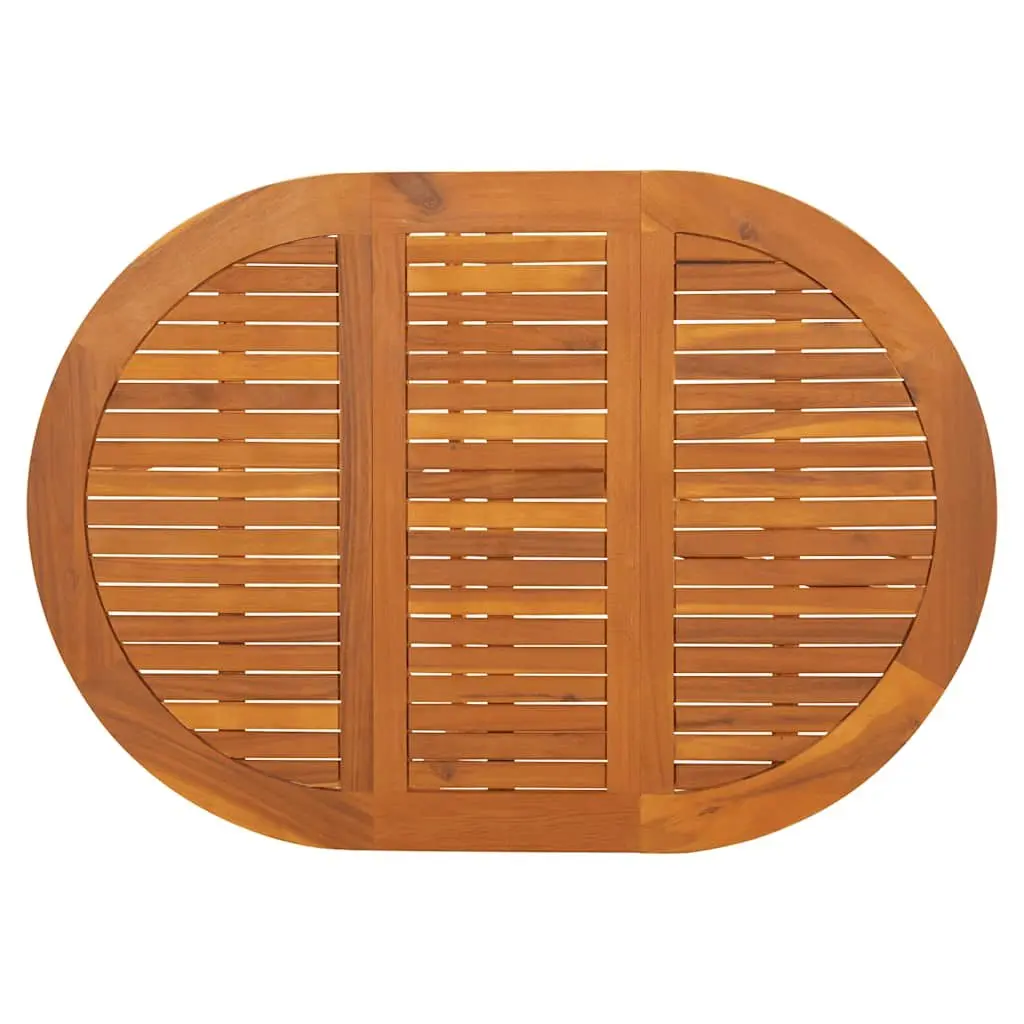 Outdoor Dining Table Drop Leaf Garden Patio Furniture Brown Wood Folding Design