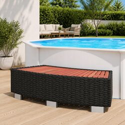Reliable Rattan Spa Step with Strong Build