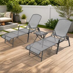 Value-Driven 2-Piece Sun Lounger Set for Relaxation