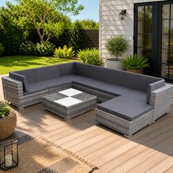 Comfortable and Reliable 8 Piece Outdoor Lounge Set