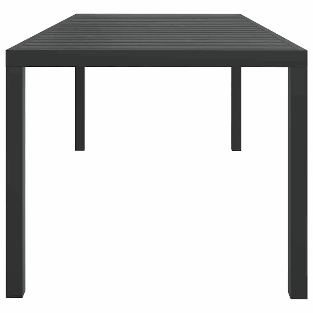 Black Outdoor Garden Table