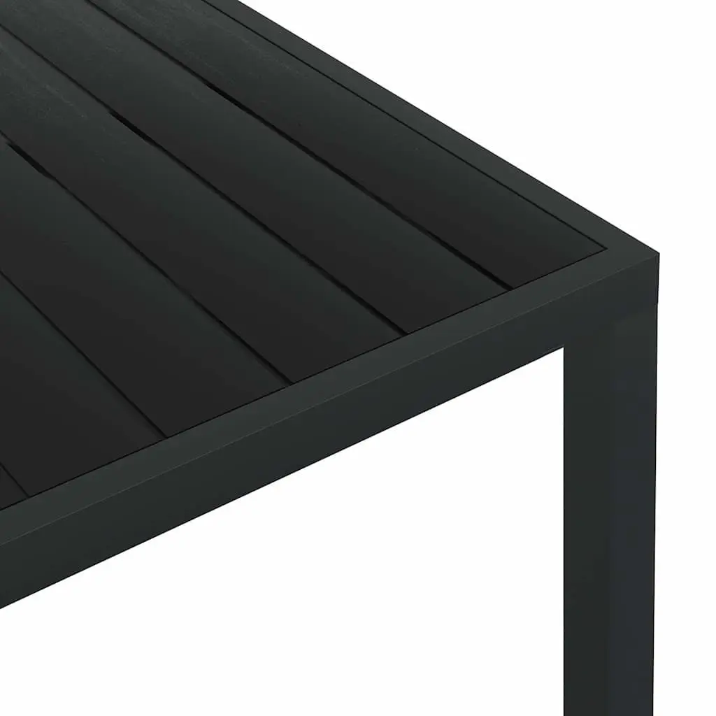 Black Outdoor Garden Table