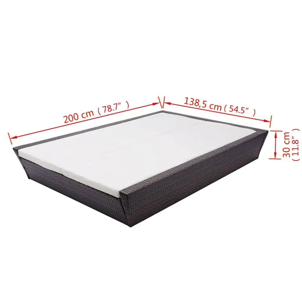 Outdoor Daybed with Adjustable Backrests