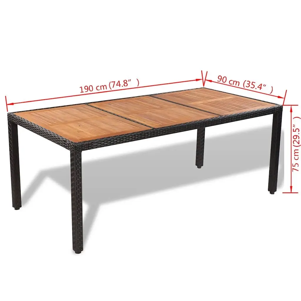 9 Piece Outdoor Dining Set with Comfort and Style