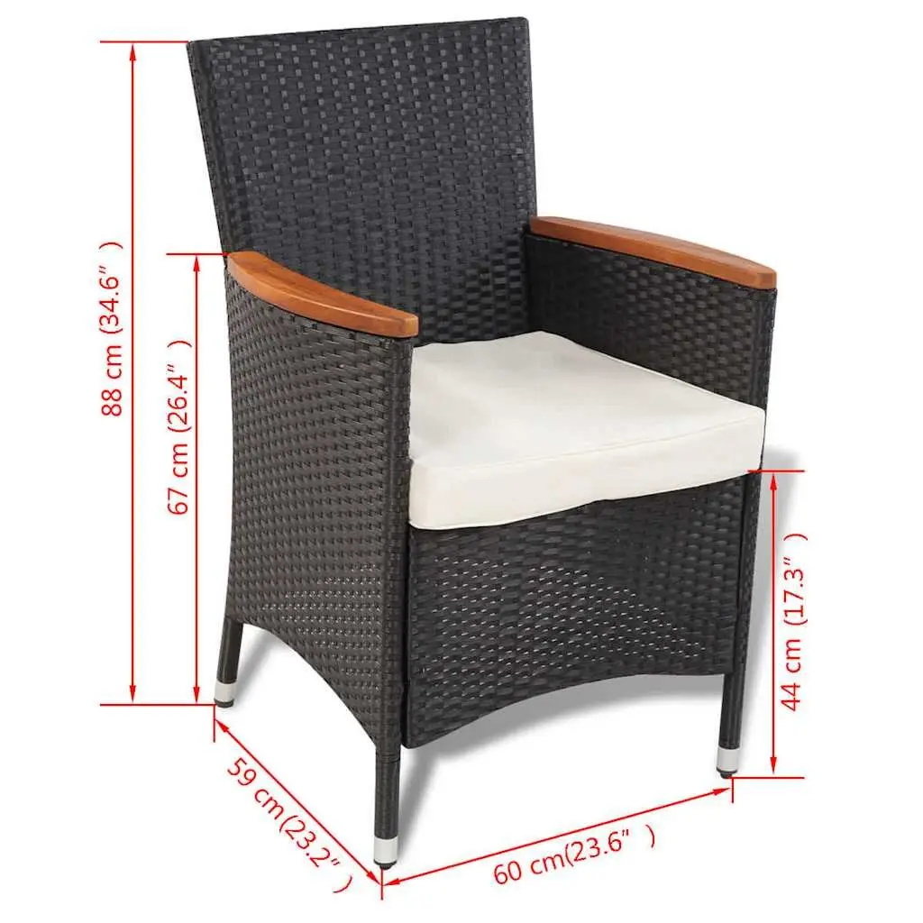 9 Piece Outdoor Dining Set with Comfort and Style