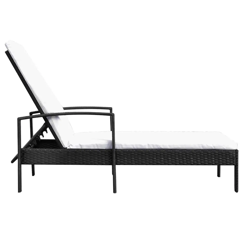 Black Sun Lounger for Relaxation