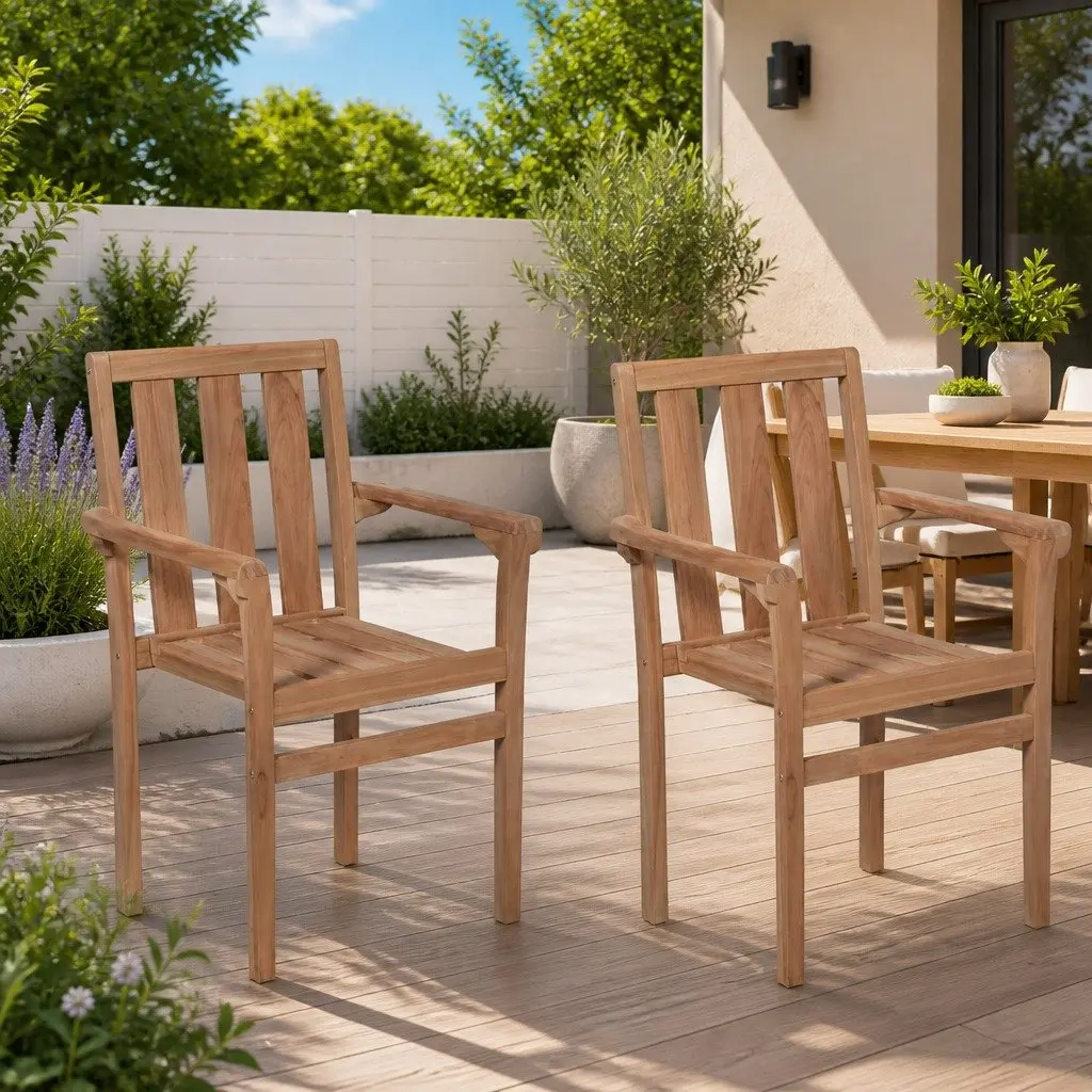Stackable Outdoor Chair Set