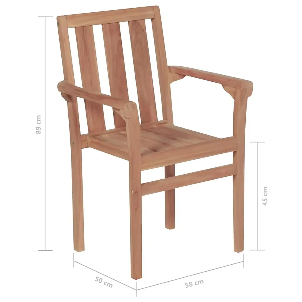 Stackable Outdoor Chair Set