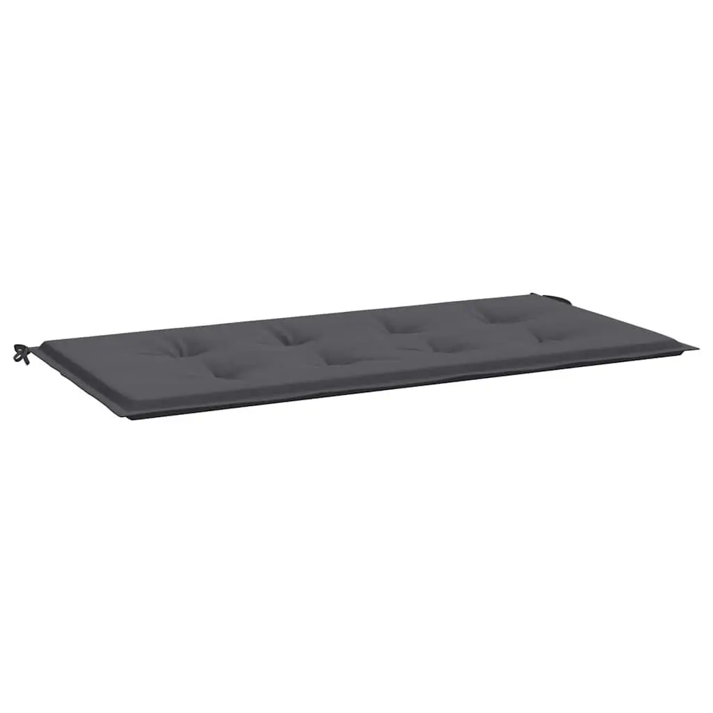 Garden Bench Cushion Outdoor Use 100x50x3cm Anthracite Oxford Fabric