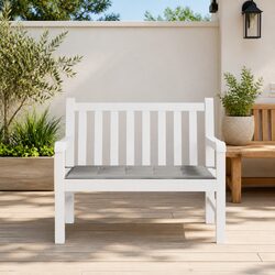 Cozy Grey Outdoor Cushion 120x50x3 cm for Your Bench