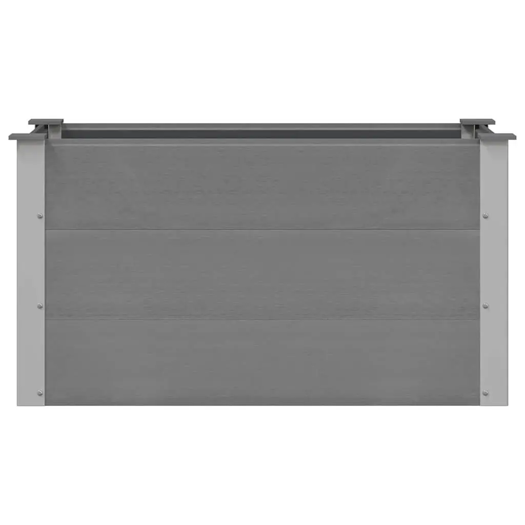 Garden Raised Bed Planter Outdoor Flower Box 100x50x54cm Grey