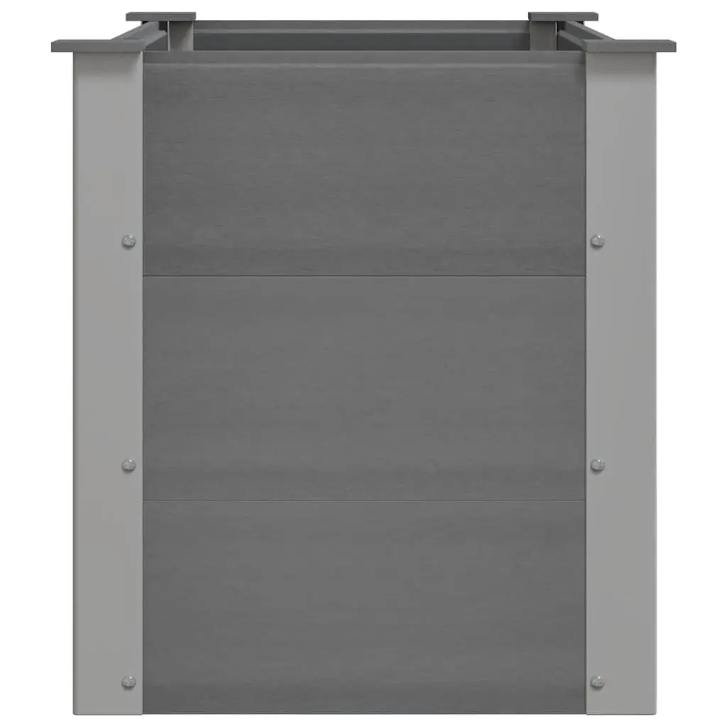 Garden Raised Bed Planter Outdoor Flower Box 100x50x54cm Grey