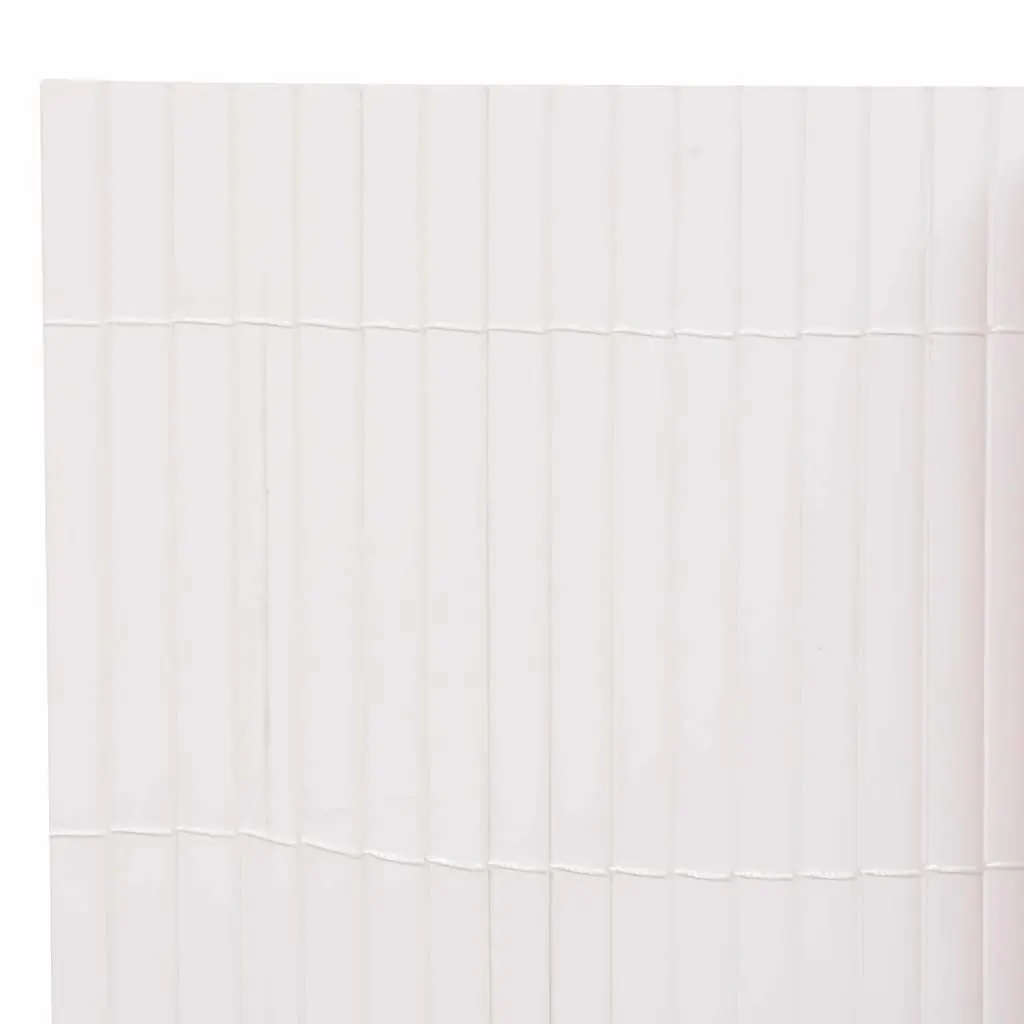 Garden Fence Panel Outdoor Enclosure 150 x 500 cm White