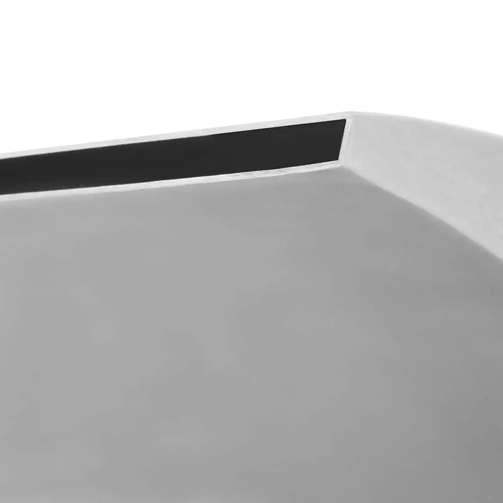 Pool Fountain Water Feature Decorative Garden Pond 45 x 30 x 65 cm Silver Stainless Steel