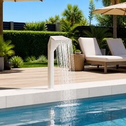 Value-Focused Stainless Steel Pool Fountain Design