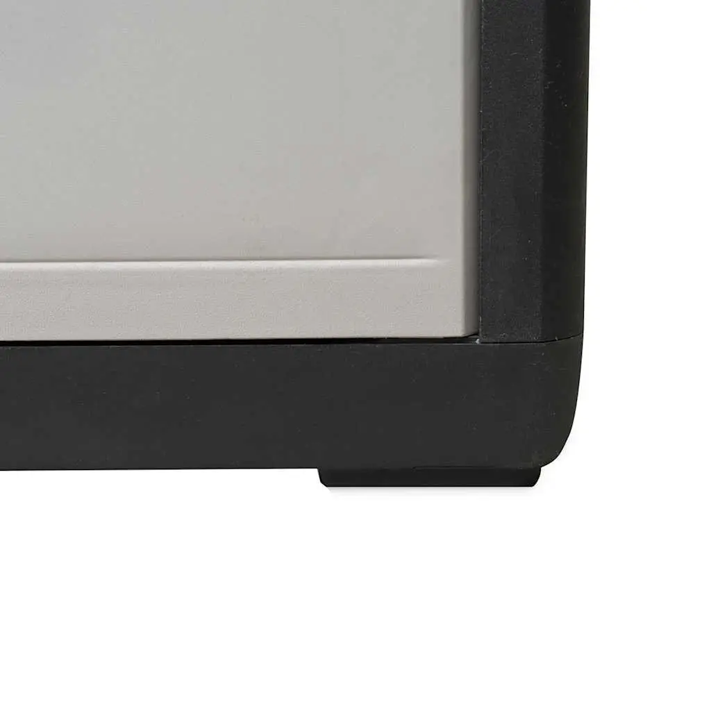 Storage Cabinet Outdoor Organiser 4 Shelves Grey