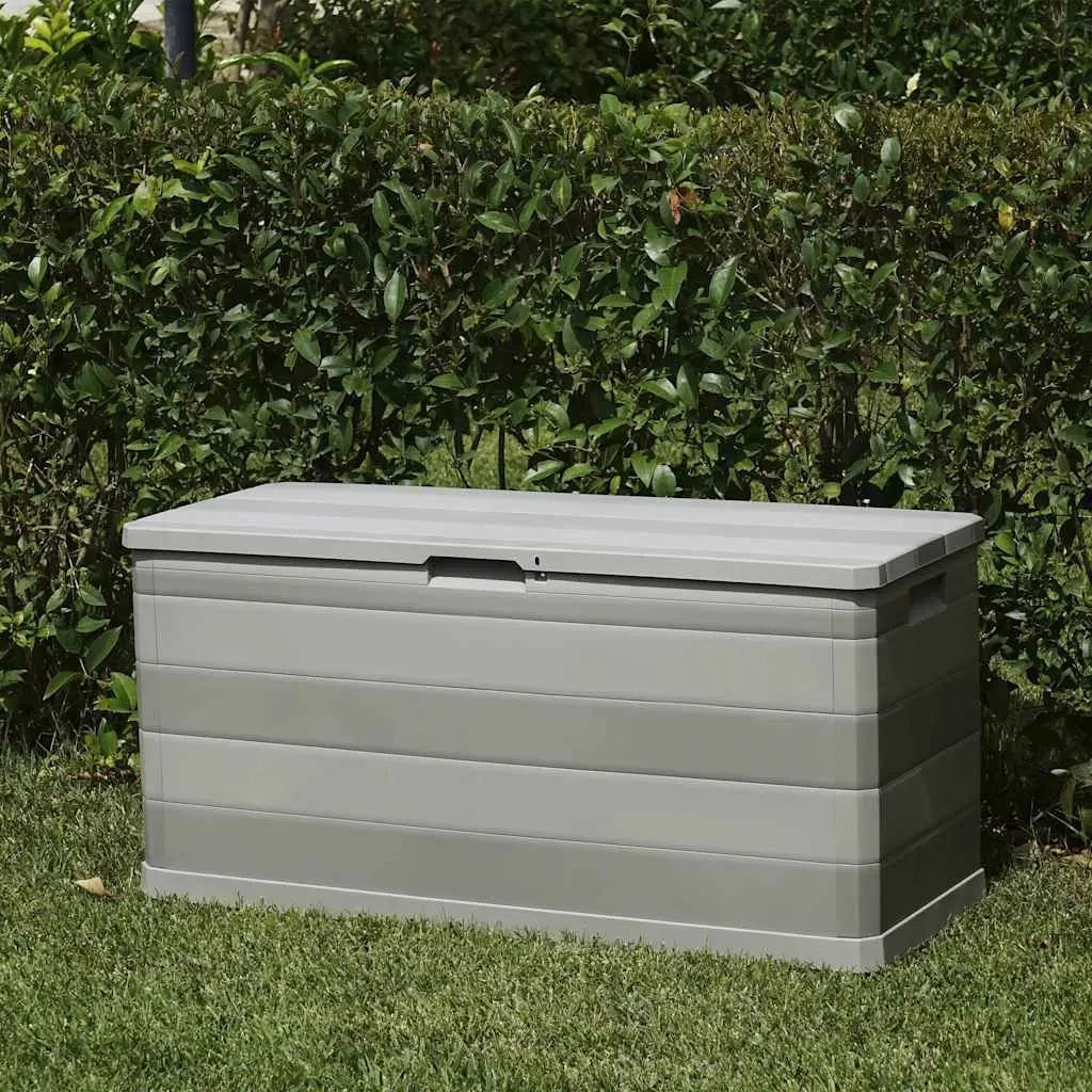 Grey Storage Box for Outdoor Use