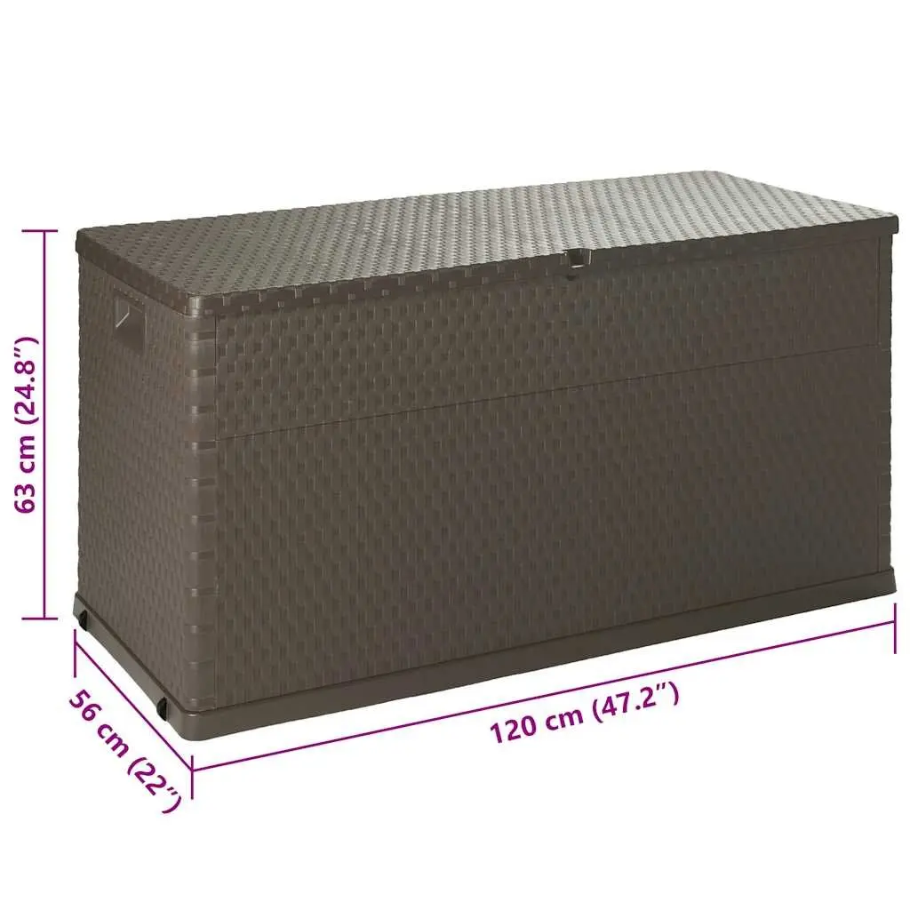 Garden Storage Box in Brown