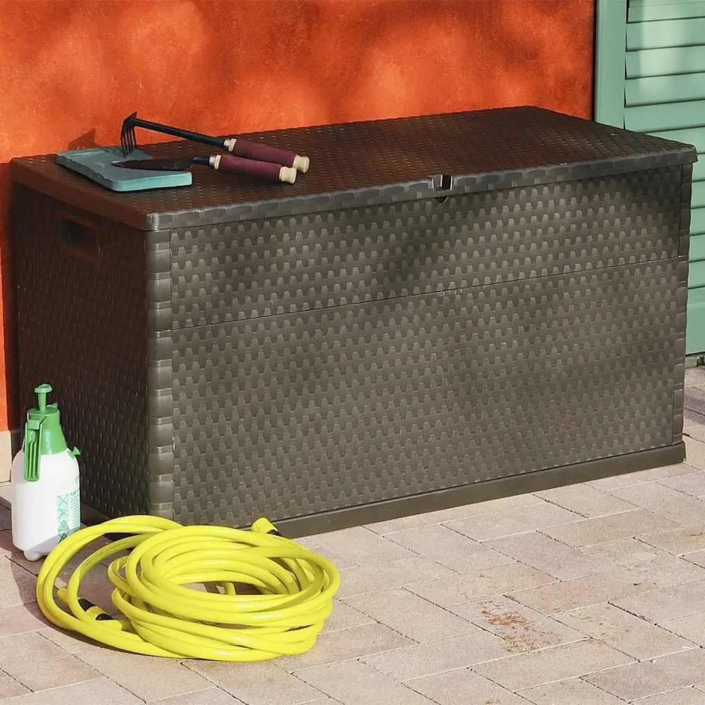 Garden Storage Box in Brown