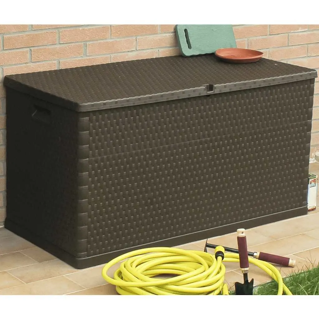 Garden Storage Box in Brown