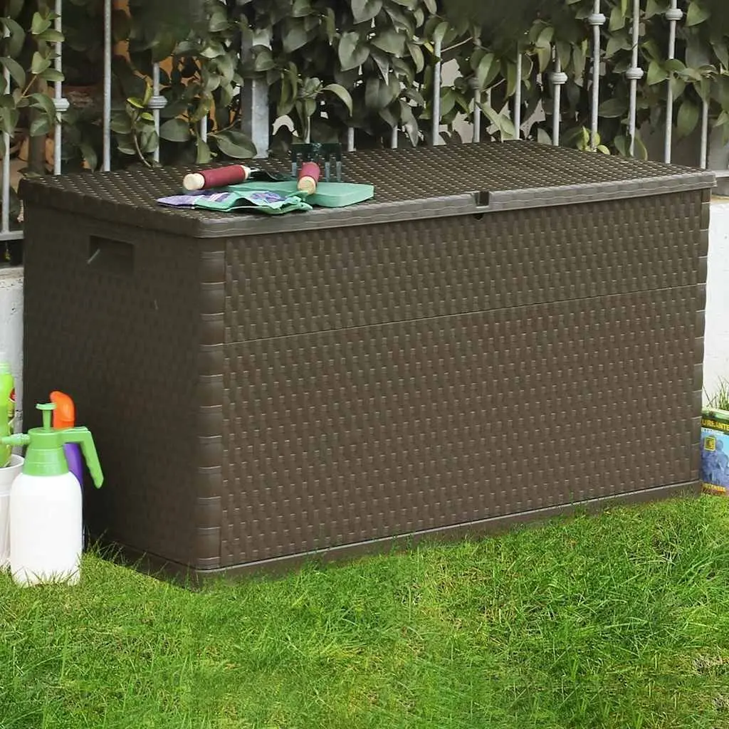 Garden Storage Box in Brown