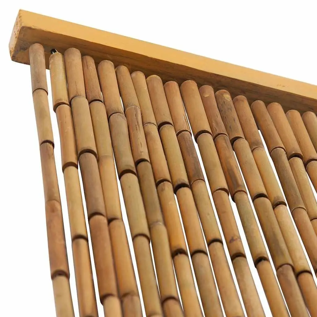 Bamboo Door Curtain Brown 120x220 cm Insect Screen Privacy
