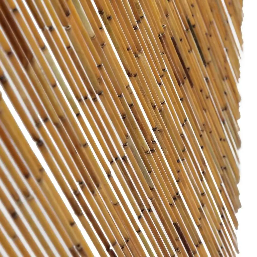 Bamboo Door Curtain Brown 120x220 cm Insect Screen Privacy
