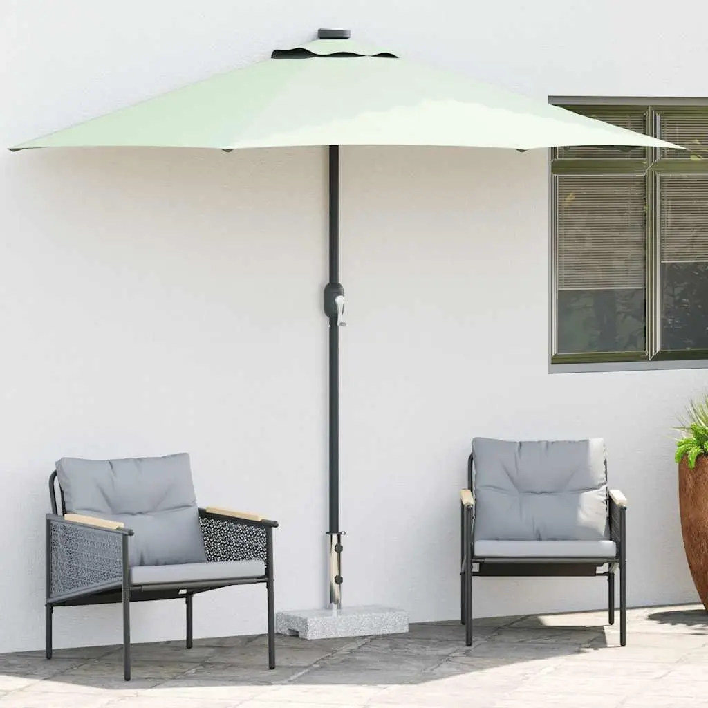 Granite Parasol Base Outdoor Umbrella Stand 25kg Rectangular Grey Heavy Duty
