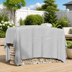 Reliable 3x3m Grey Canvas Tarp for Outdoor Needs
