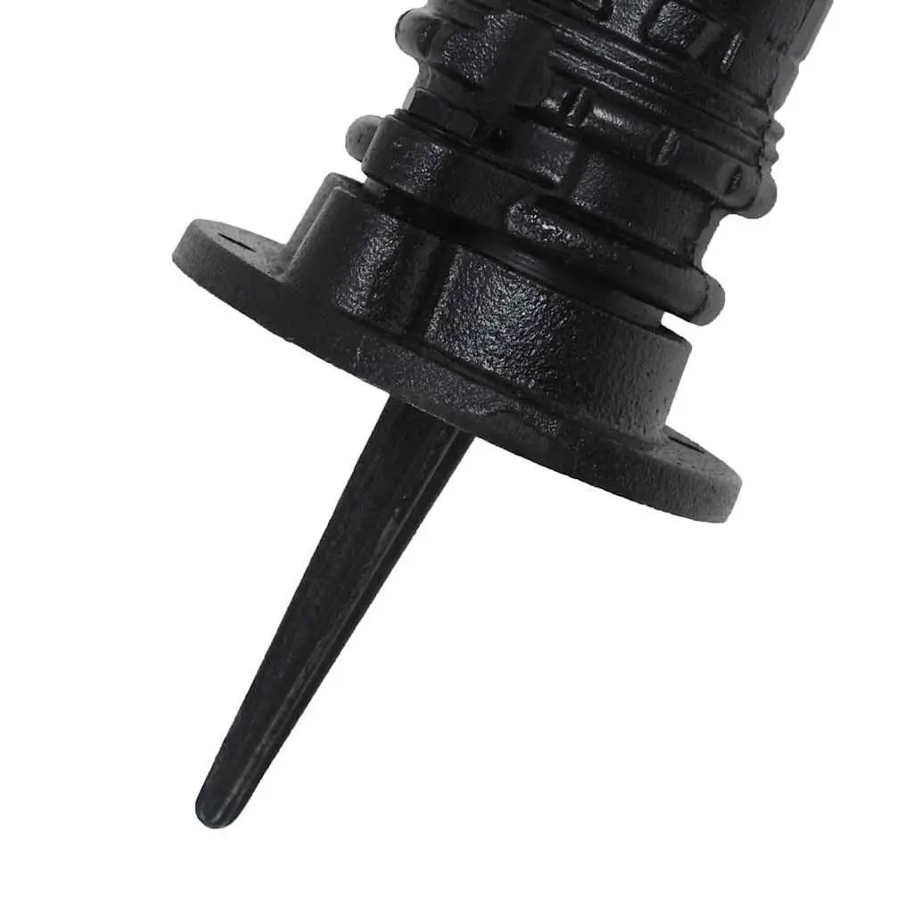 Hand Operated Garden Water Pump Manual Black Cast Iron 38 mm