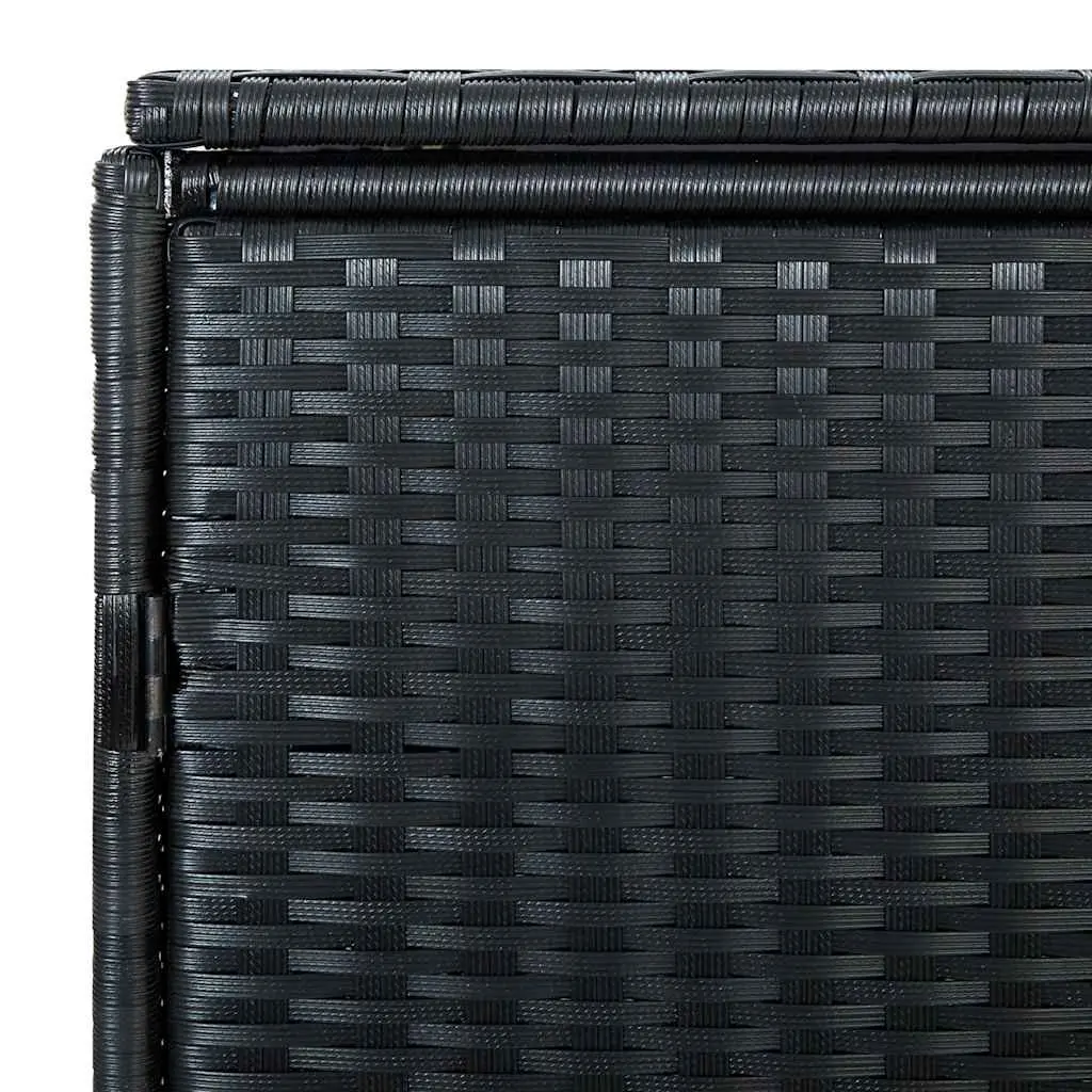 Double Wheelie Bin Shed Storage Box Outdoor 148x80x111cm Black