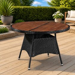 Reliable Outdoor Dining Table with Acacia Wood Finish