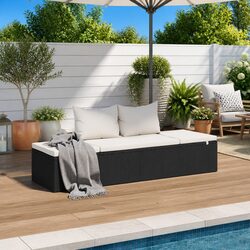 Reliable Outdoor Lounge Bed with Cushions for Your Space