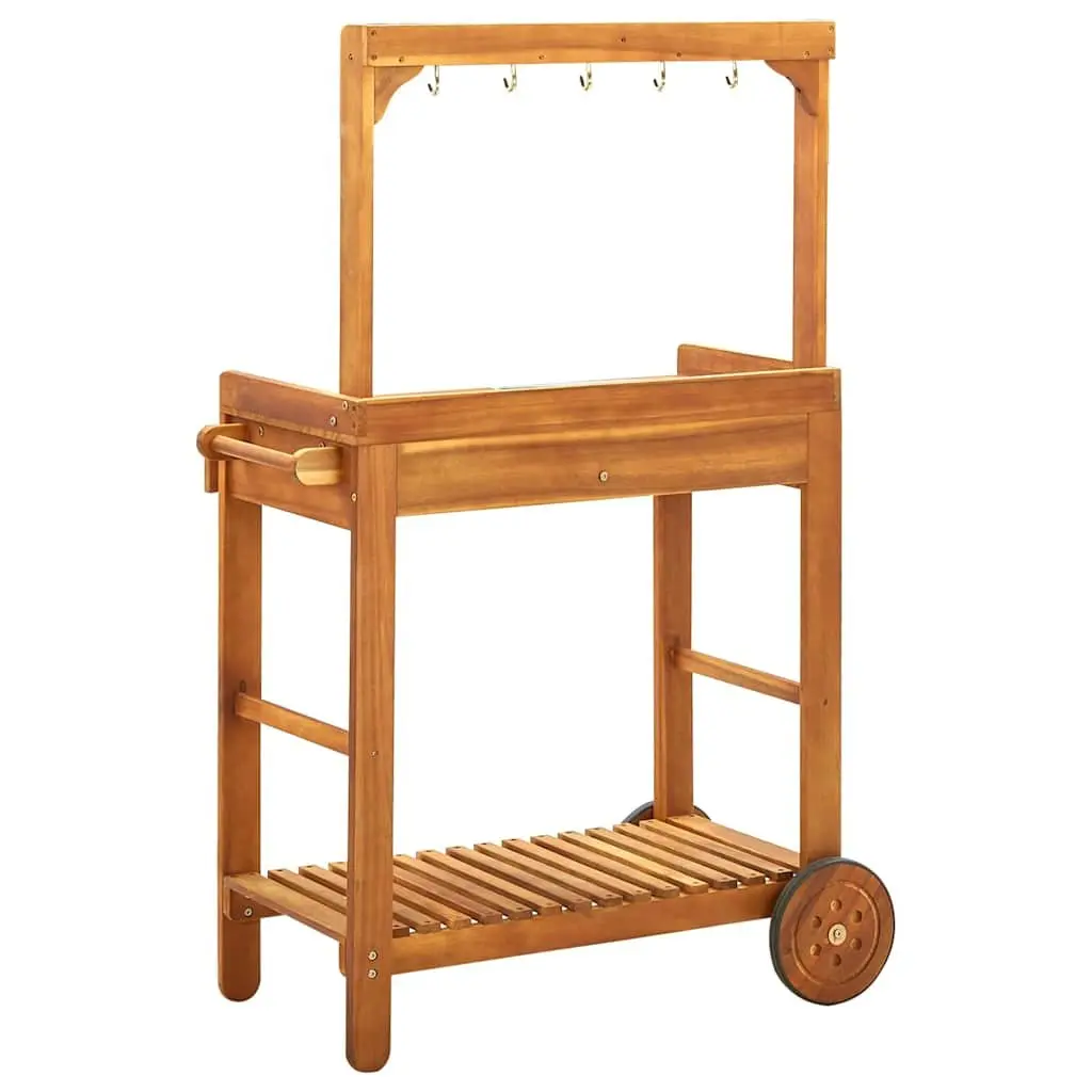 Garden Kitchen Trolley with Ample Storage