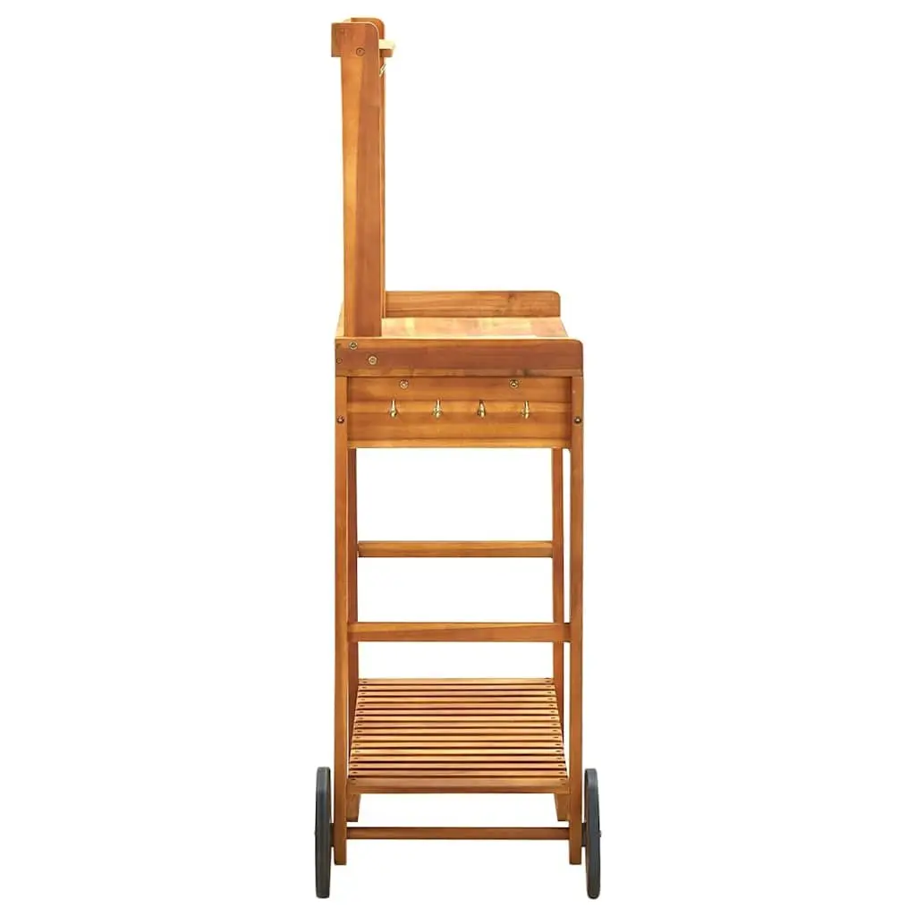 Garden Kitchen Trolley with Ample Storage
