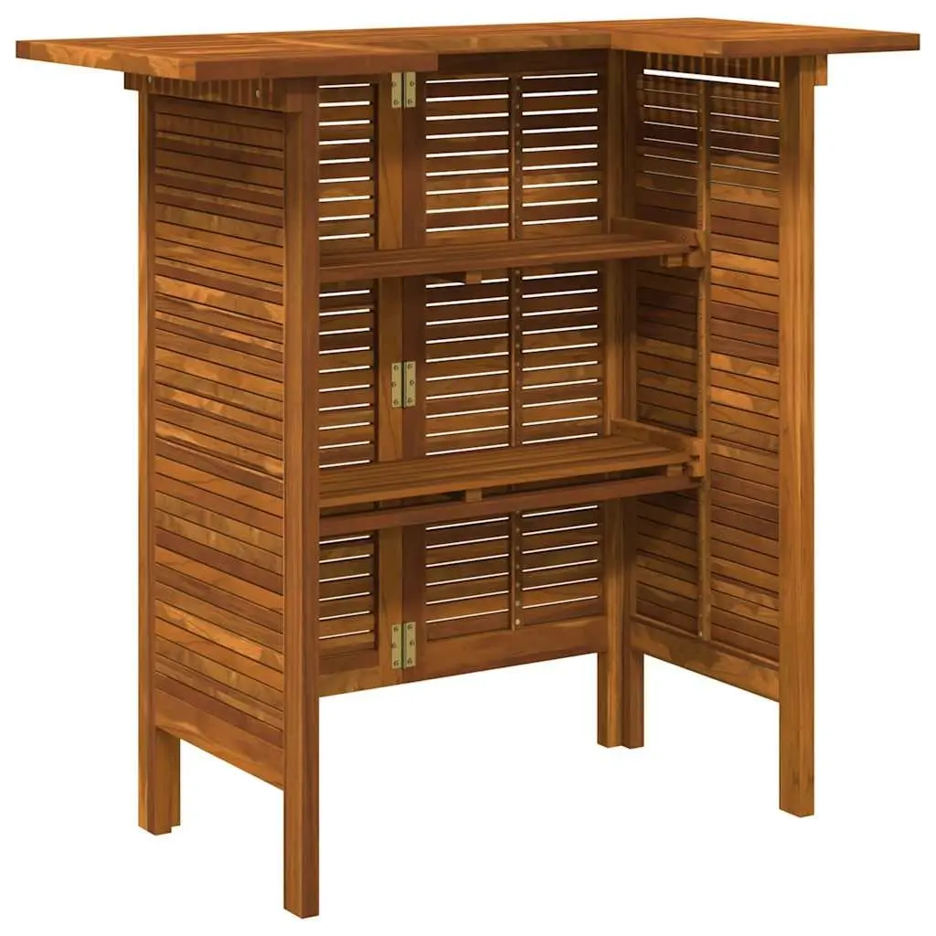 Bar Table 110x50x105 cm Solid Acacia Wood Outdoor Indoor High Dining Furniture