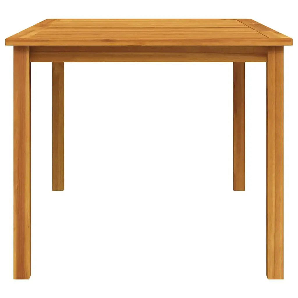 Outdoor Dining Table Solid Wood Patio Desk 150x90x74cm Brown