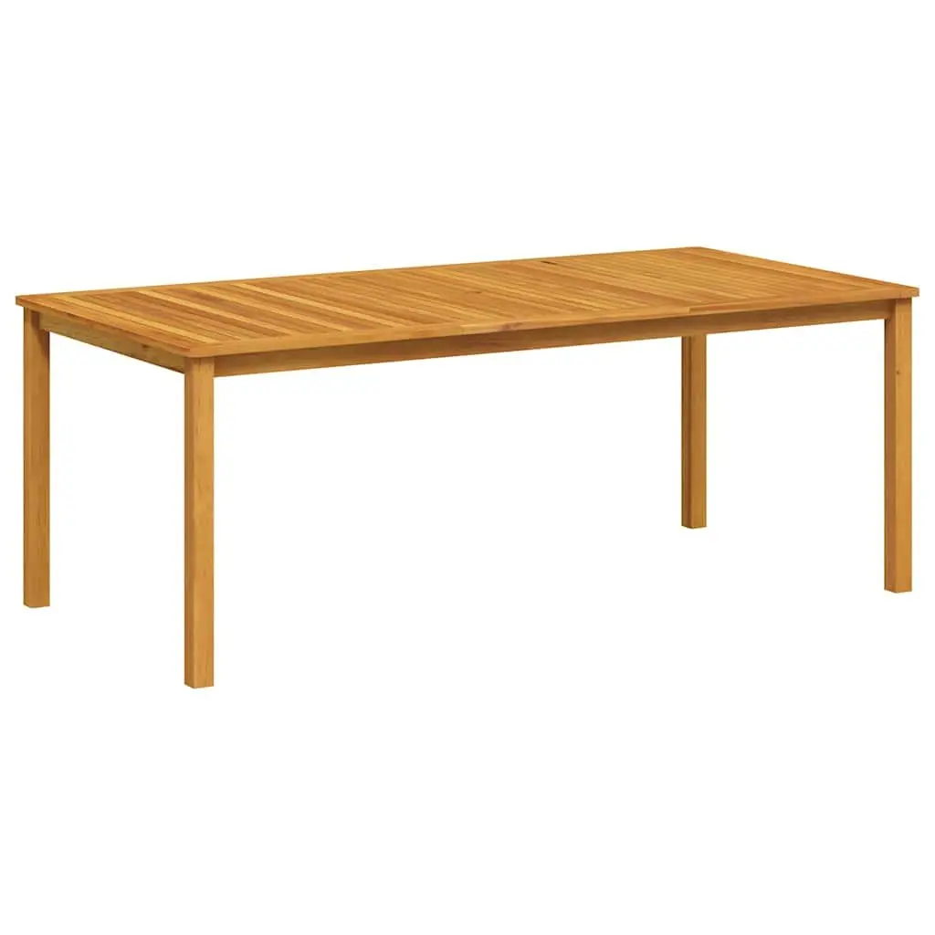 Outdoor Dining Table Solid Wood Garden Patio Furniture Brown 200x100cm