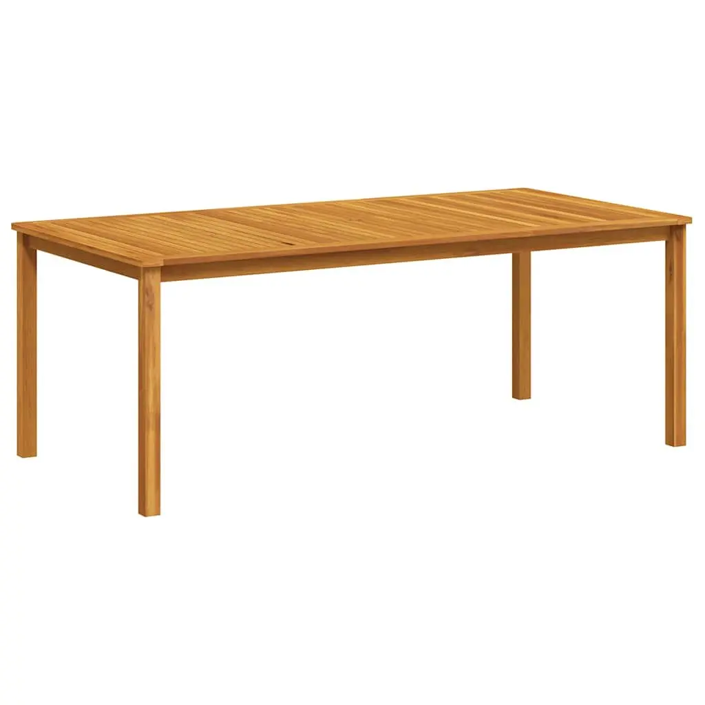 Outdoor Dining Table Solid Wood Garden Patio Furniture Brown 200x100cm