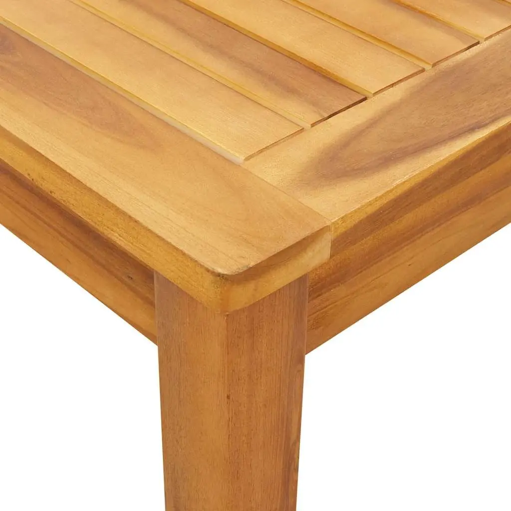 Outdoor Dining Table Solid Wood Garden Patio Furniture Brown 200x100cm