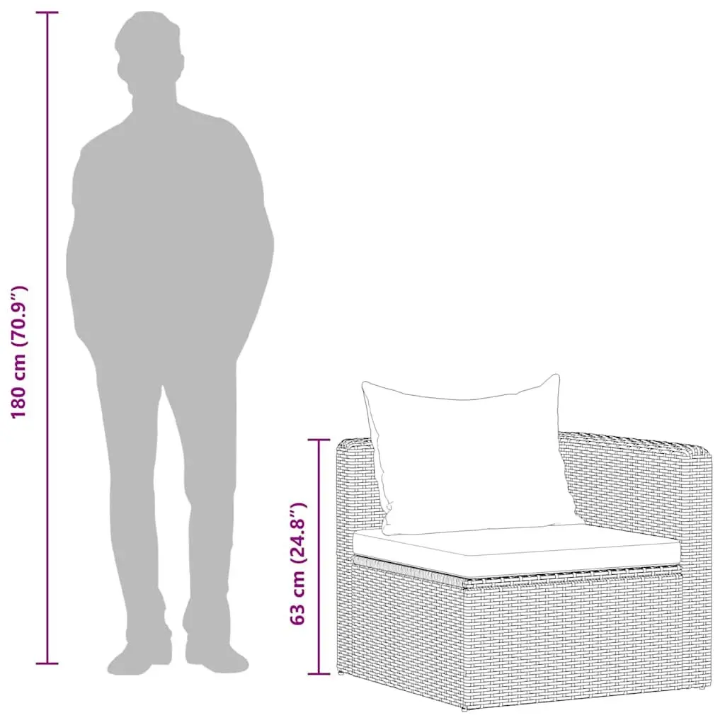 Garden Corner Sofa Set Grey