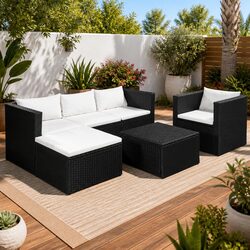 Affordable 4 Piece Outdoor Lounge Set with Comfort