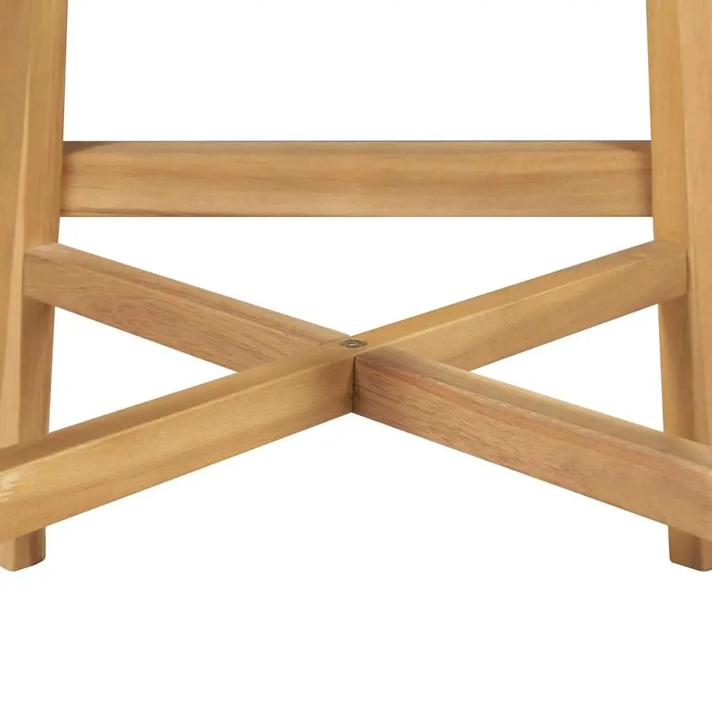 Outdoor Bar Stools Garden Patio Seating Brown 2 Piece