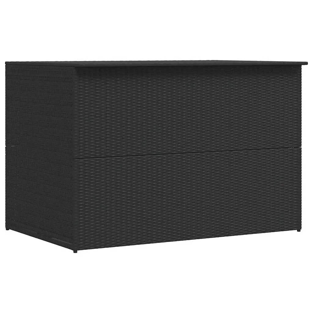 Outdoor Storage Box Black Garden Furniture Cushion Organizer Weather Resistant
