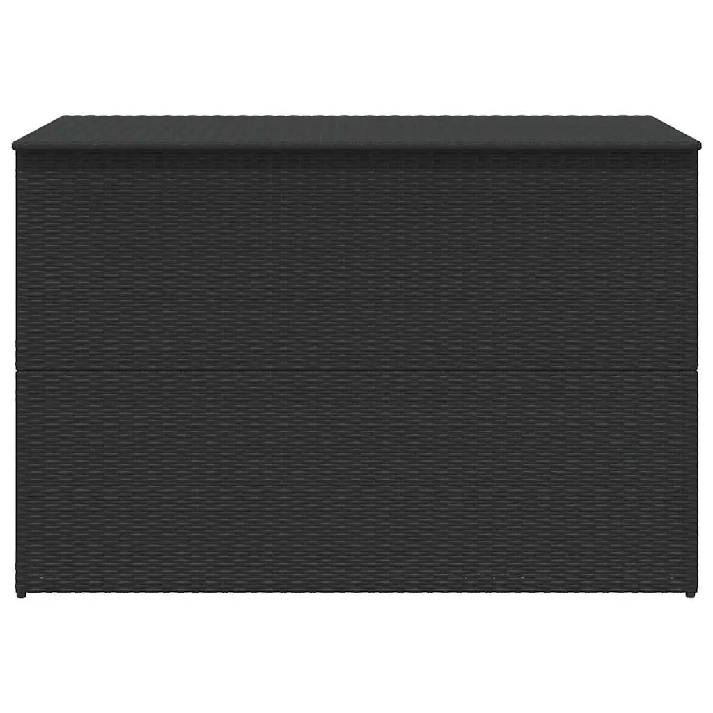 Outdoor Storage Box Black Garden Furniture Cushion Organizer Weather Resistant