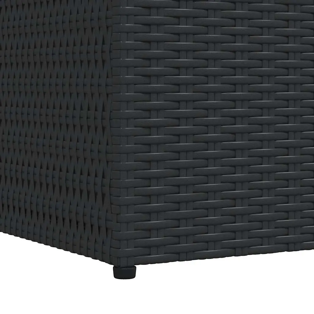 Outdoor Storage Box Black Garden Furniture Cushion Organizer Weather Resistant