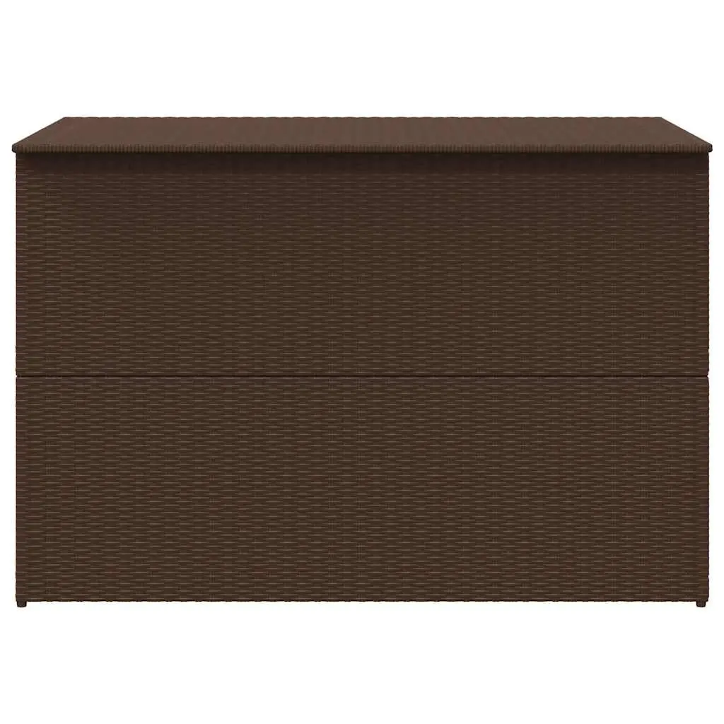 Outdoor Storage Box Weather-Resistant 150 x 100 x 100 cm Brown Rattan
