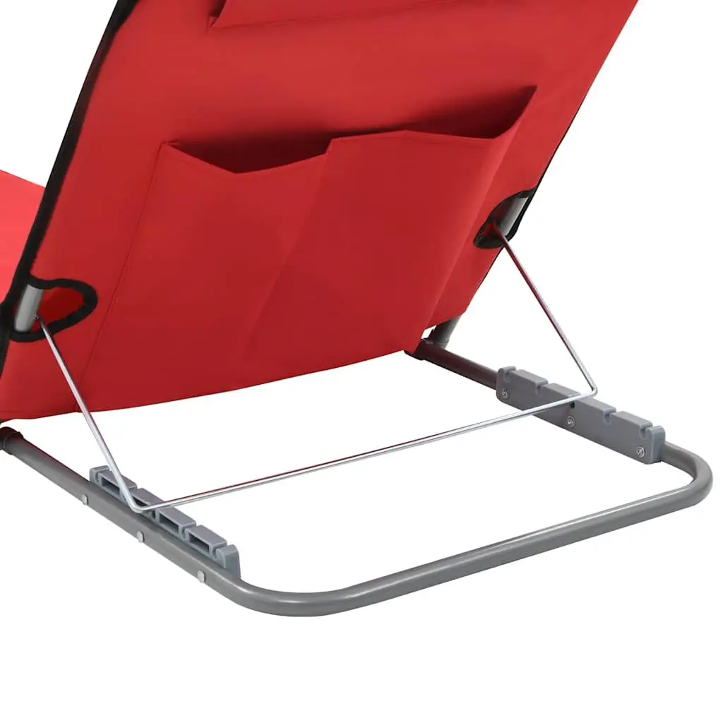 Folding Beach Chair Set of 2